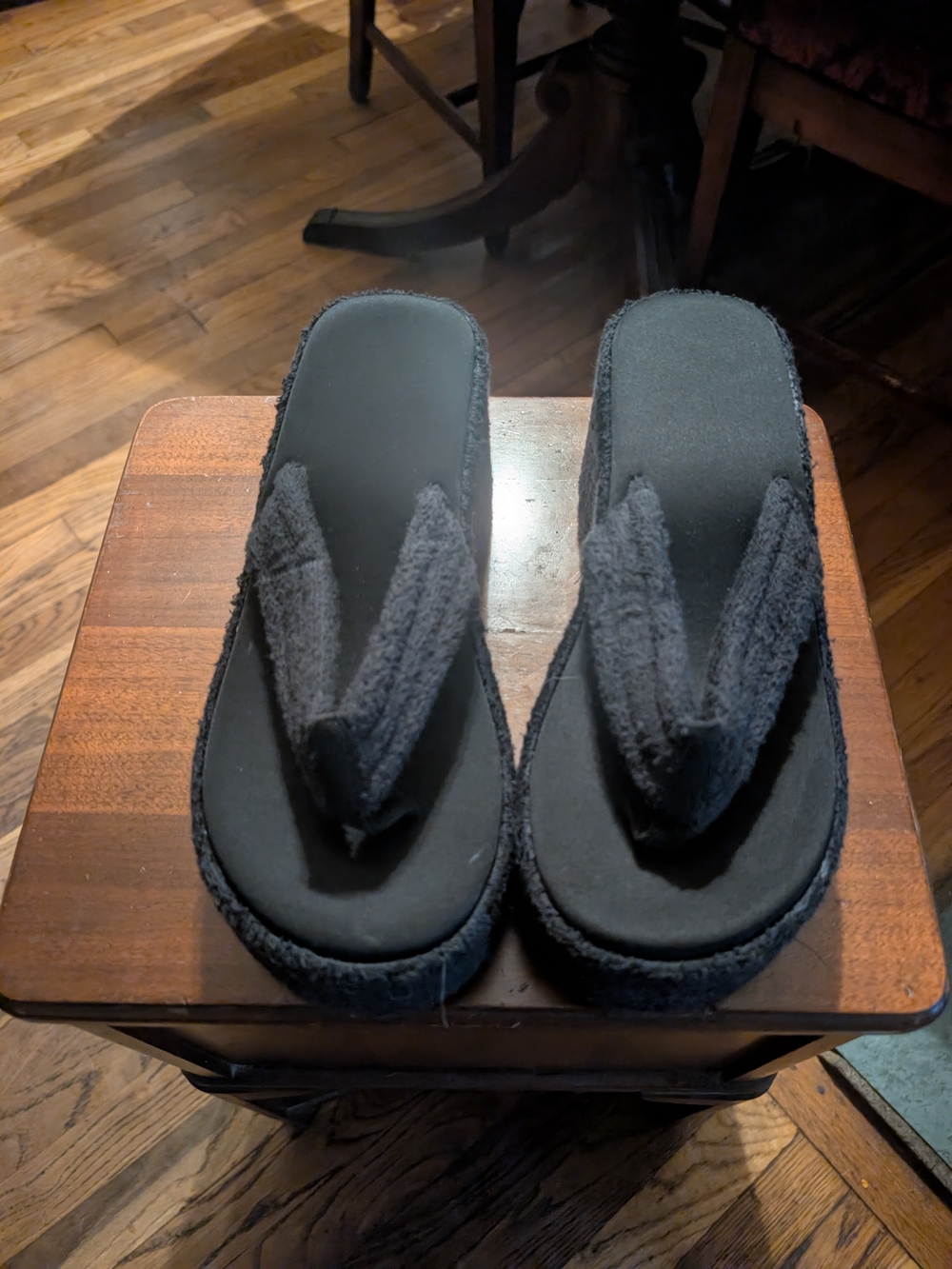 Skims Black Platform Sandal - Women 39